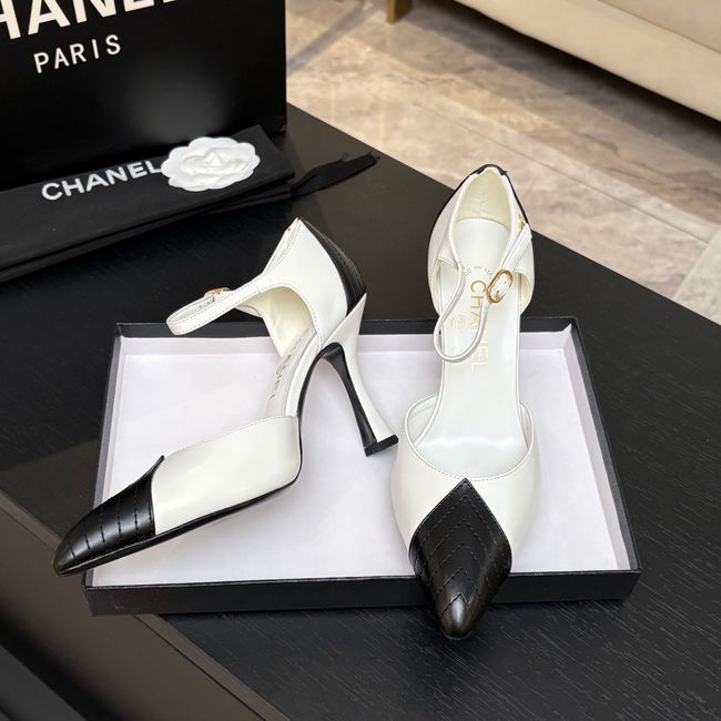 Chanel Lambskin Mary Janes high heels 8.5CM G47287-6