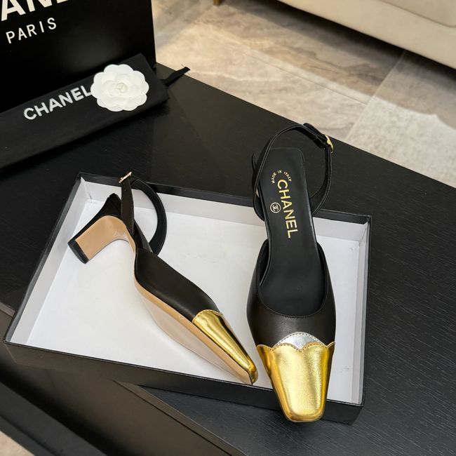 Chanel Slingbacks Lambskin 64106-6