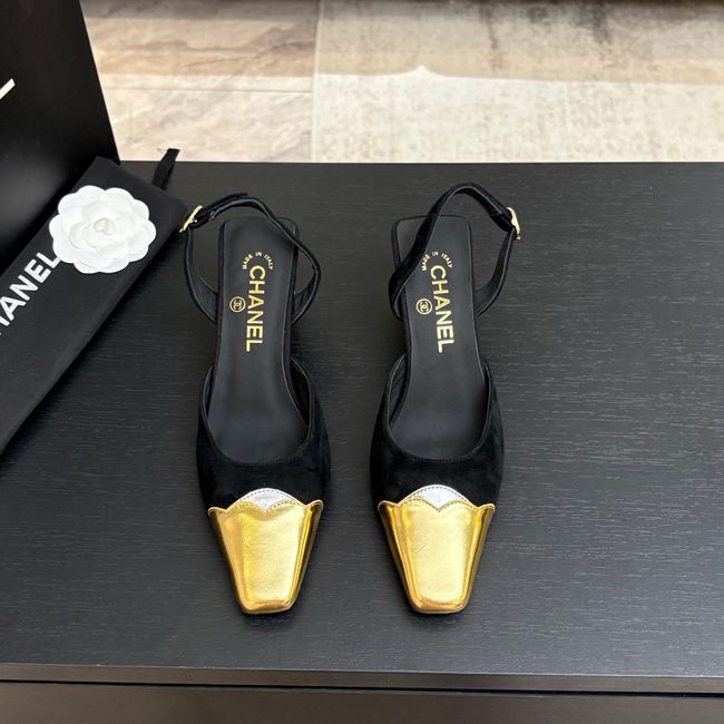 Chanel Slingbacks Suede 64106-4