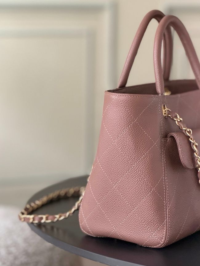 Chanel Small Shopping Bag AS6025 Dark pink