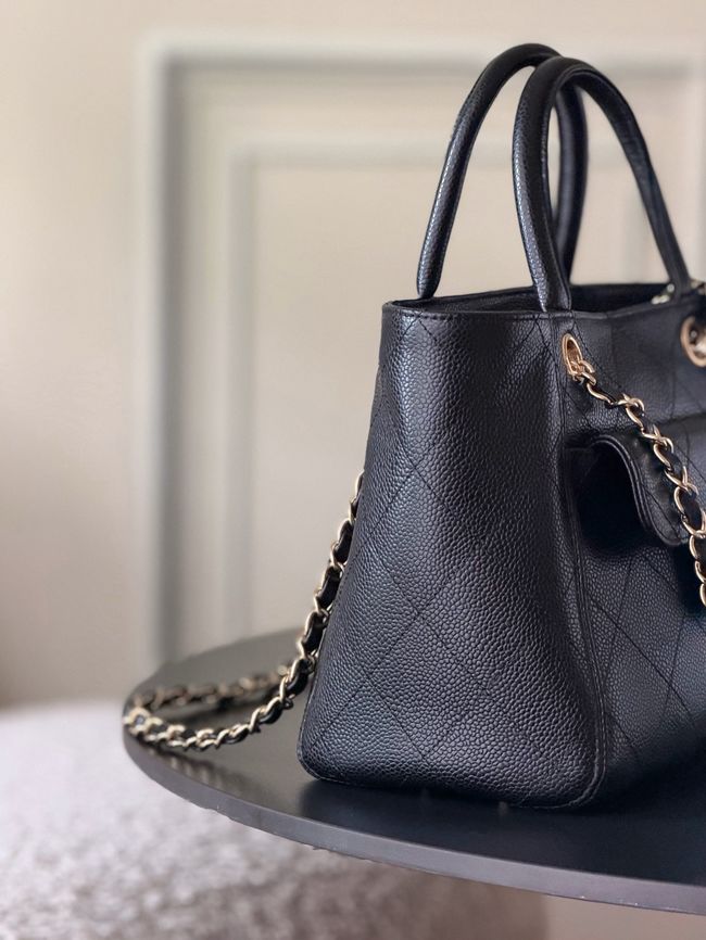 Chanel Small Shopping Bag AS6025 black