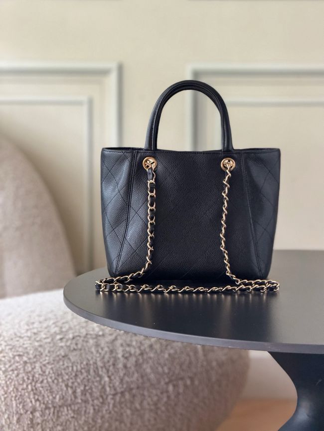 Chanel Small Shopping Bag AS6025 black