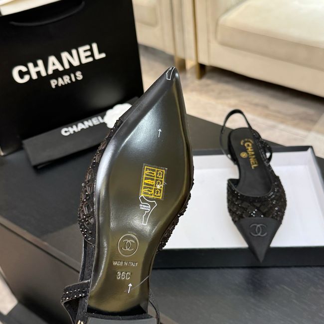 Chanel Slingbacks Lambskin 64110-3