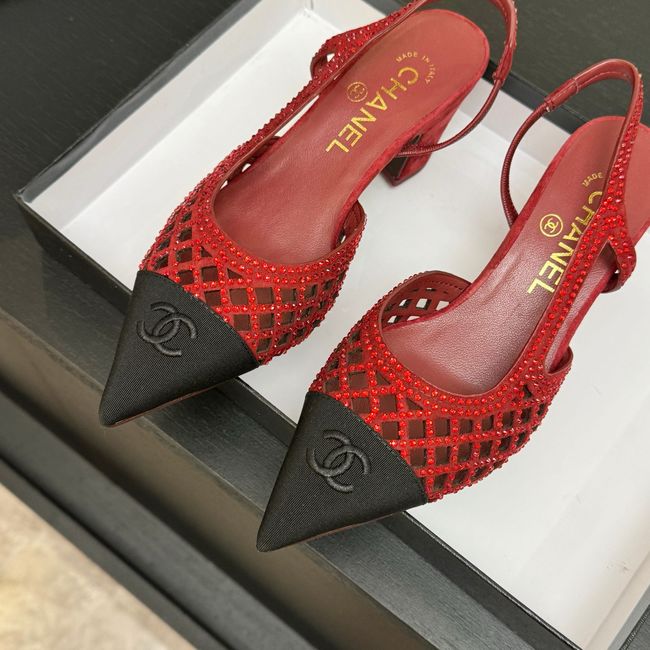 Chanel Slingbacks Lambskin 64111-2