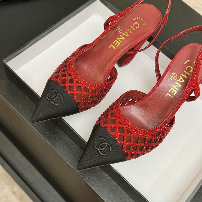 Chanel Slingbacks Lambskin 64112-2