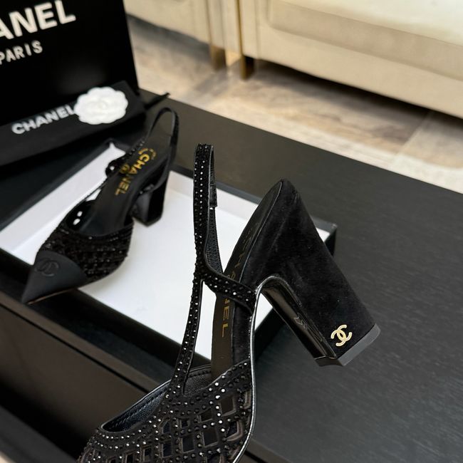 Chanel Slingbacks Lambskin 64112-4