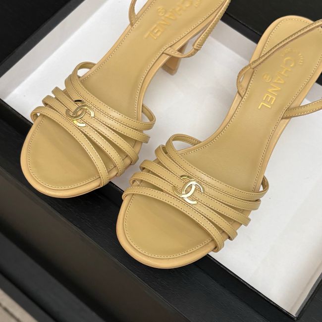 Chanel Slingbacks Lambskin heels 9CM 64125-2