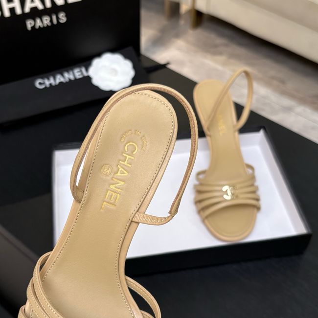 Chanel Slingbacks Lambskin heels 9CM 64125-2