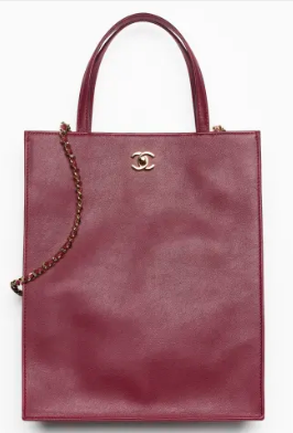 Chanel Small Shopping Bag AS6452 Dark Burgundy