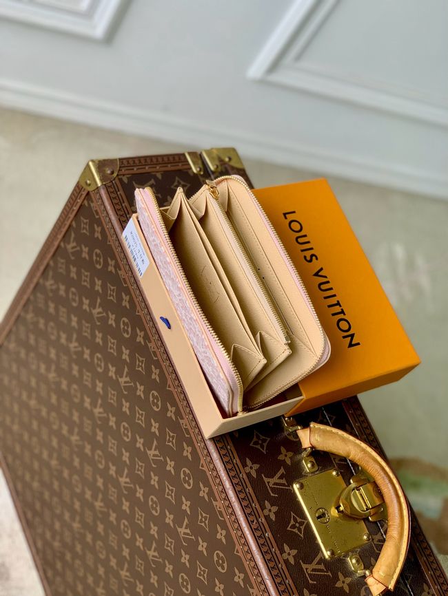 Louis Vuitton Zippy Wallet M29575 Rose Ruban