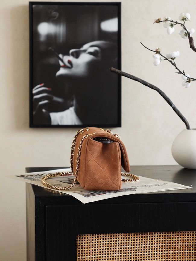 Chanel 2.55 Handbag AS6449 camel