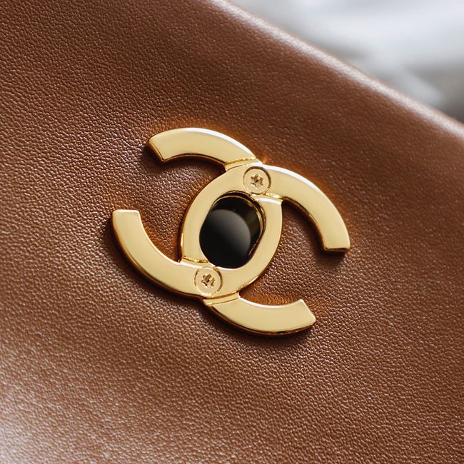 Chanel 2.55 Handbag AS6449 camel