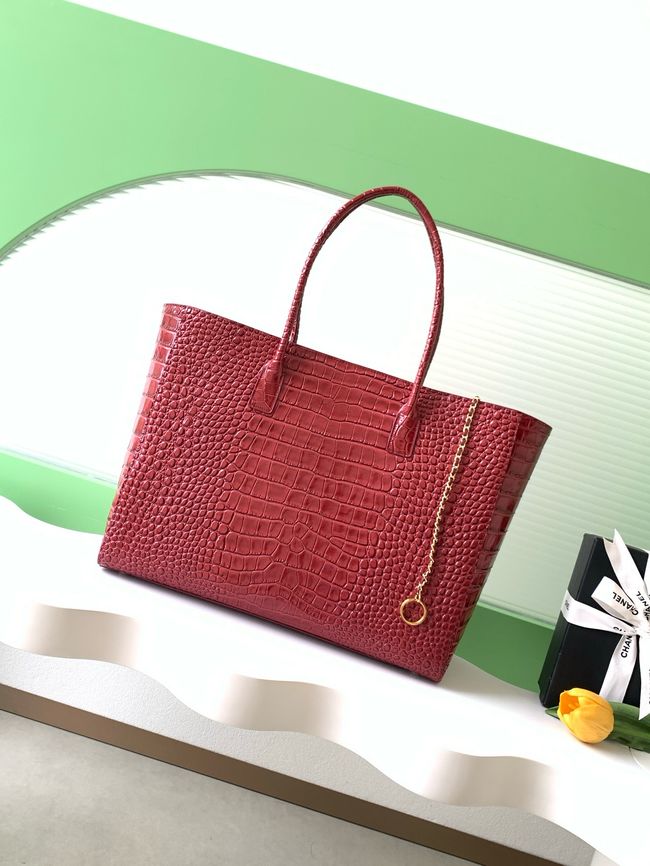 Chanel Large Shopping Bag AS6239 Burgundy