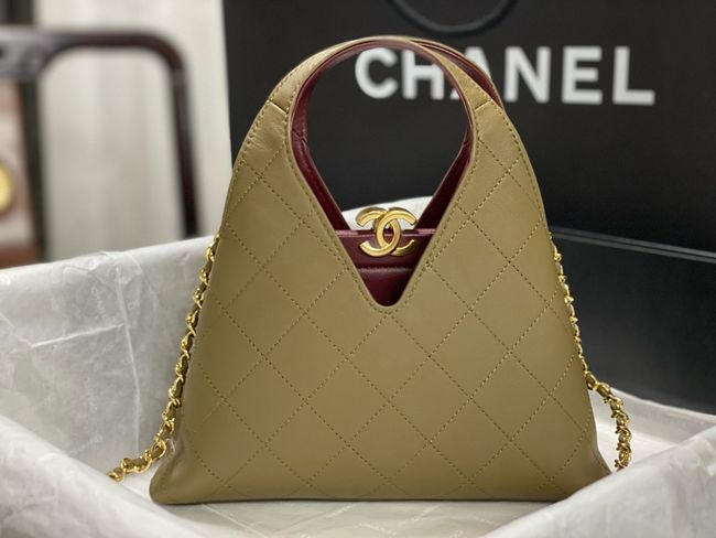 Chanel Small Shopping Bag AS6392 khaki