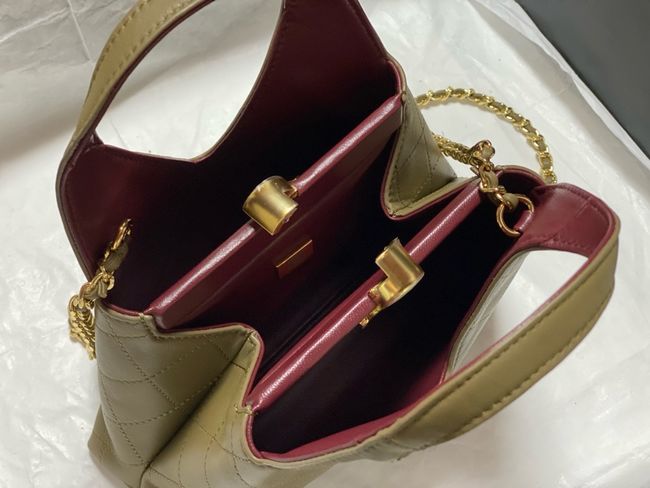 Chanel Small Shopping Bag AS6392 khaki