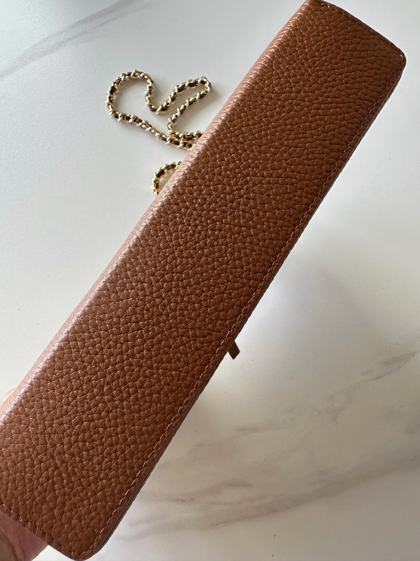 Chanel Large Vanity With Chain AP5347 Brown