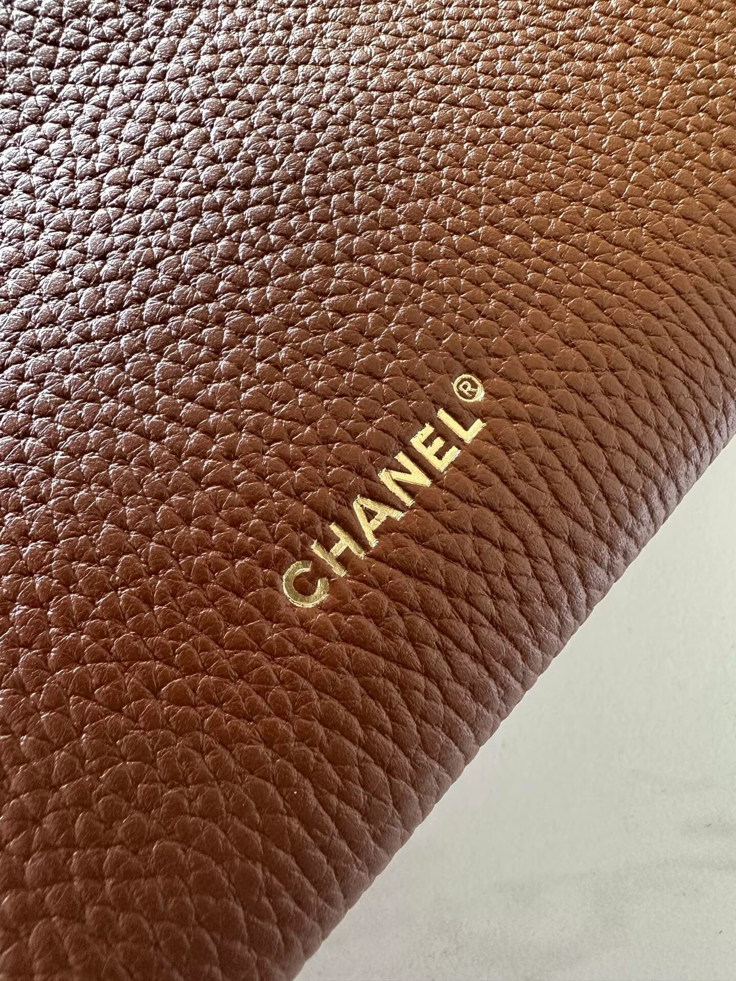 Chanel Large Vanity With Chain AP5347 Brown