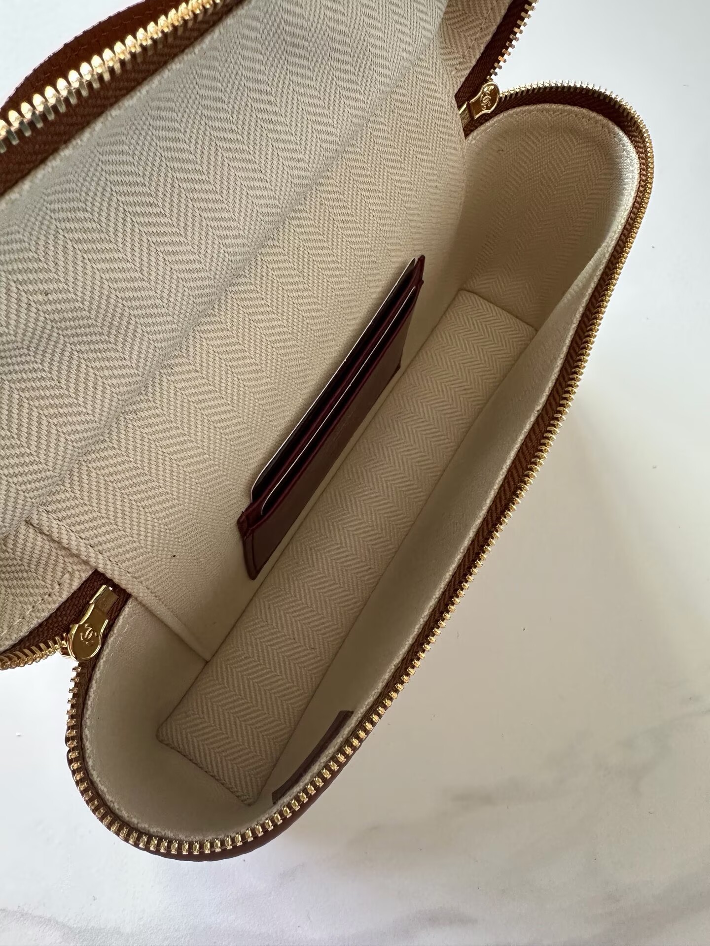 Chanel Large Vanity With Chain AP5347 Brown