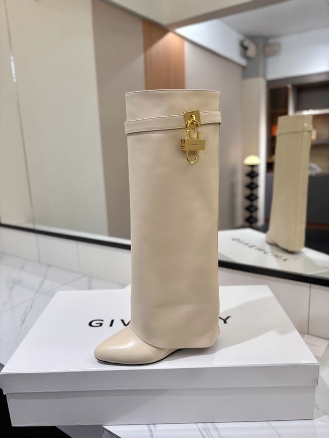 Givenchy High Boots Calfskin Heel 8.5CM 64150-2