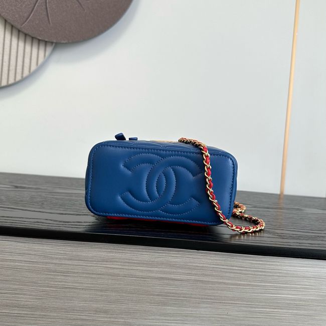 Chanel Long Vanity with Chain AP2199 Blue& Yellow & Red