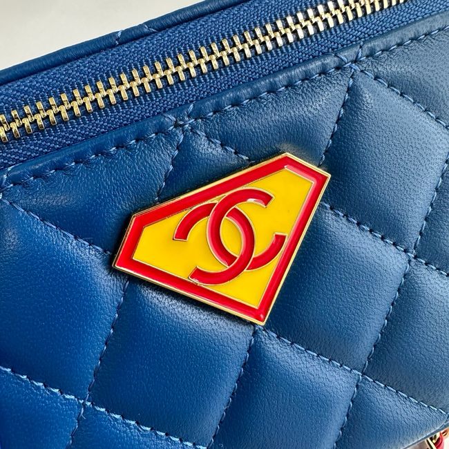Chanel Long Vanity with Chain AP2199 Blue& Yellow & Red