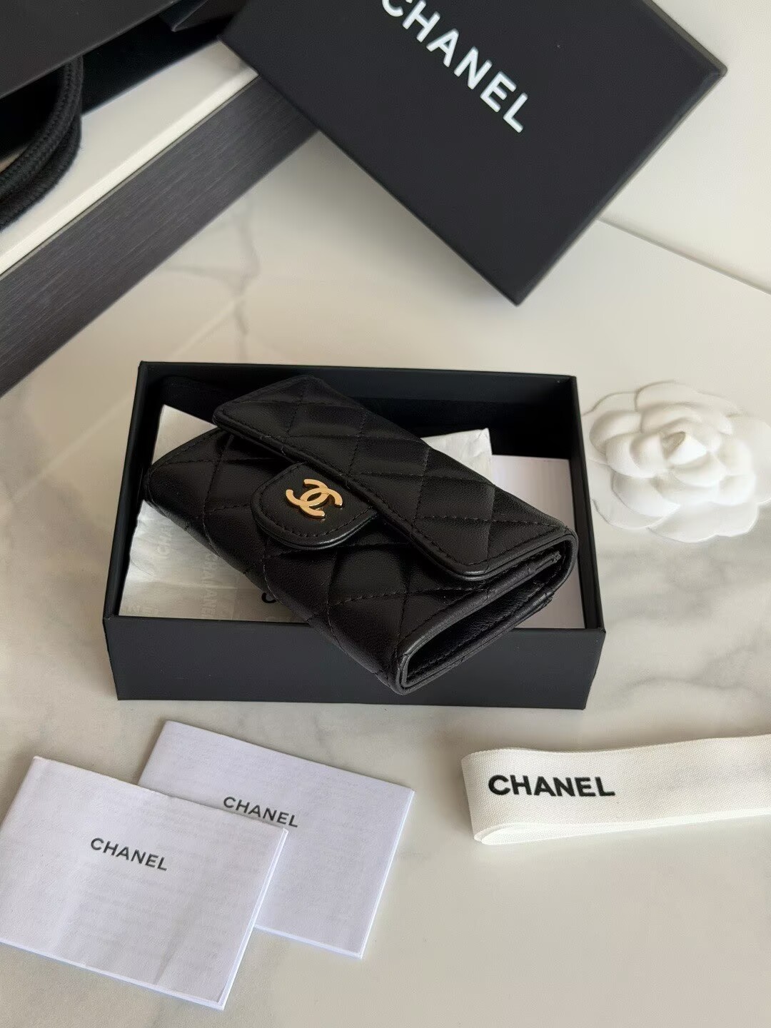 Chanel Original Leather Wallet AP264 Black
