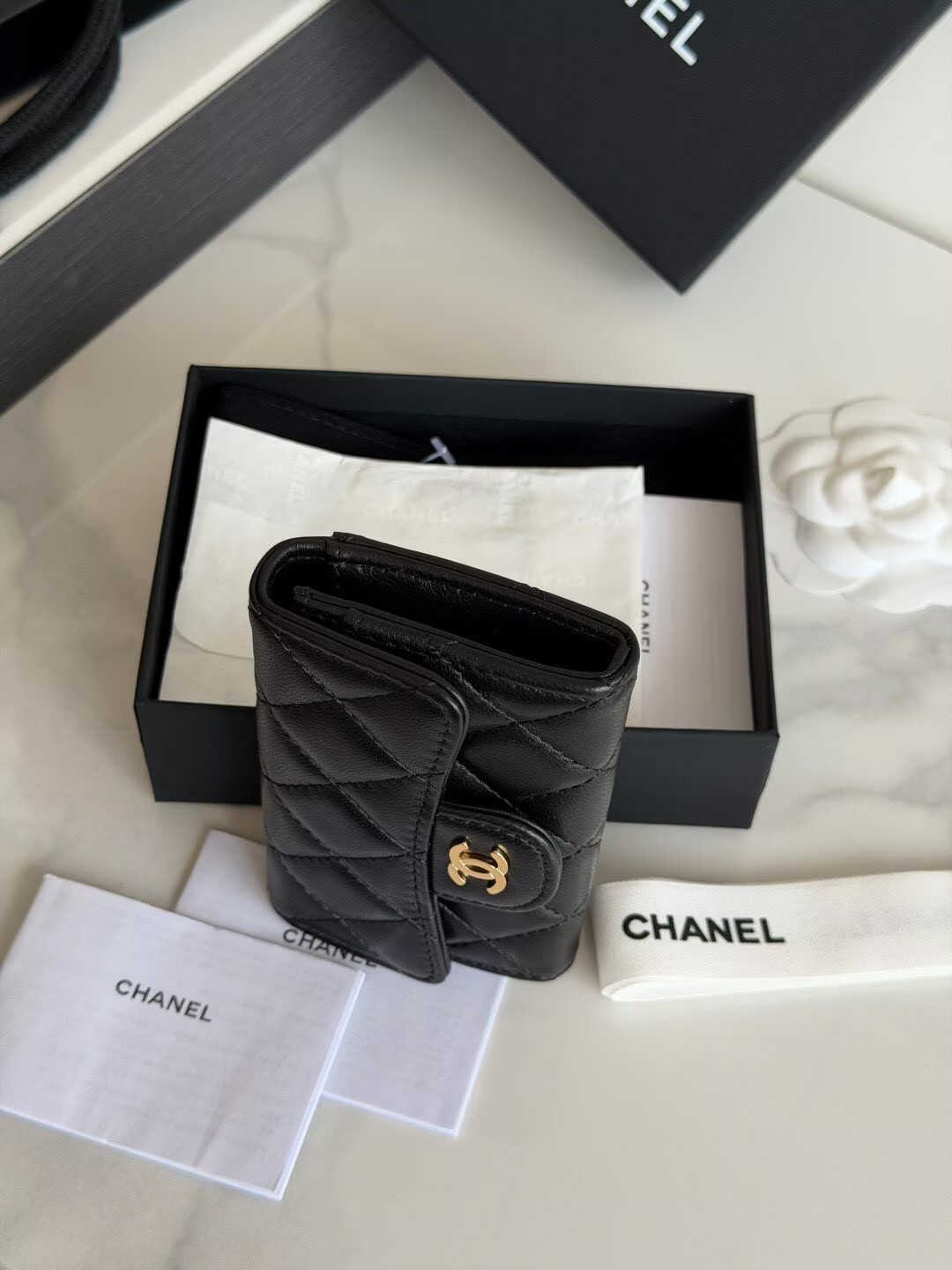Chanel Original Leather Wallet AP264 Black