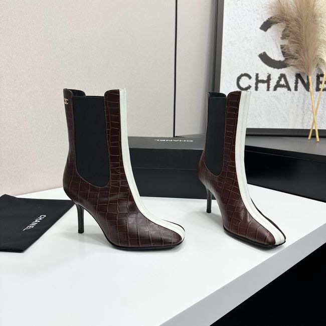 Chanel Mid-Calf Boots Calfskin 64178-4