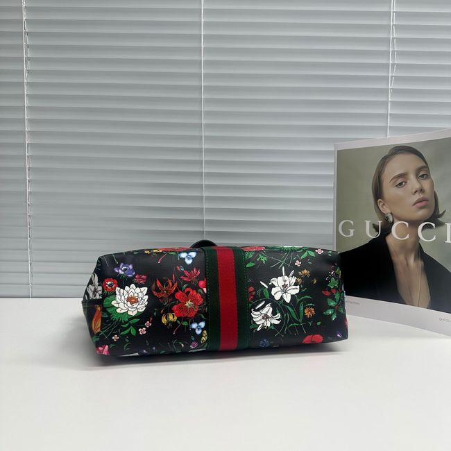 Gucci Giglio small tote bag 860845 black multicolor