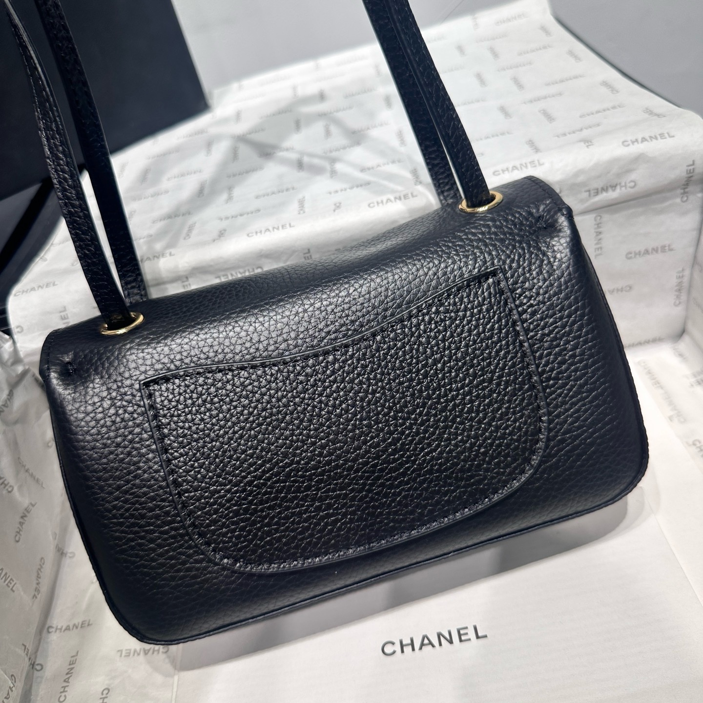 Chanel Mini Flap Bag AS6573 Black&dold
