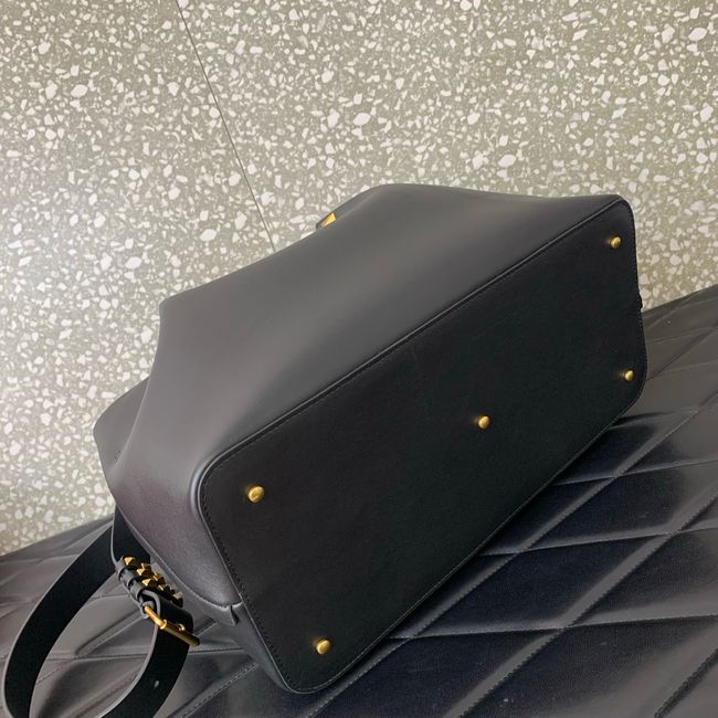 VALENTINO Medium Sheepskin Shoulder Bag 0112L black