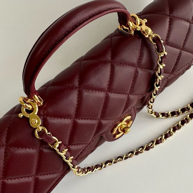 Chanel Clutch with chain Sheepskin AP5280 Burgundy