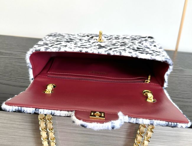 Chanel SMALL FLAP BAG AS1112 White & Black