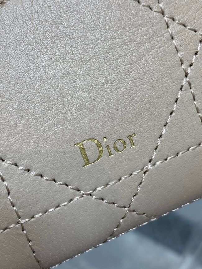 Dior Trianon Soft Vanity Mini Bag Flat Macrocannage Lambskin S4613OS Fraise