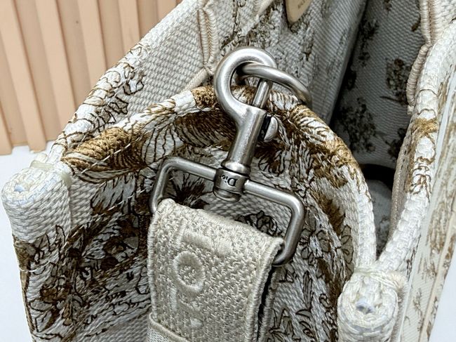 Large Dior Book Tote Cannage Embroidery M1349OEQ-1