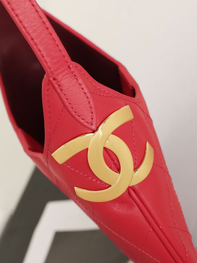 Chanel Calfskin Shoulder Bag AS6479 red