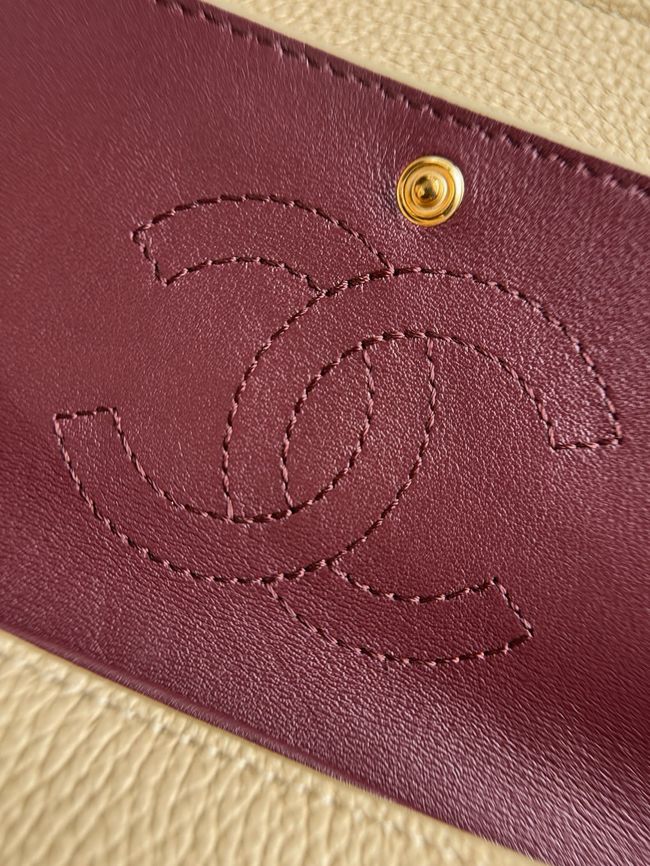 Chanel Mini Flap Bag AS6573 Beige&gold-Tone Metal