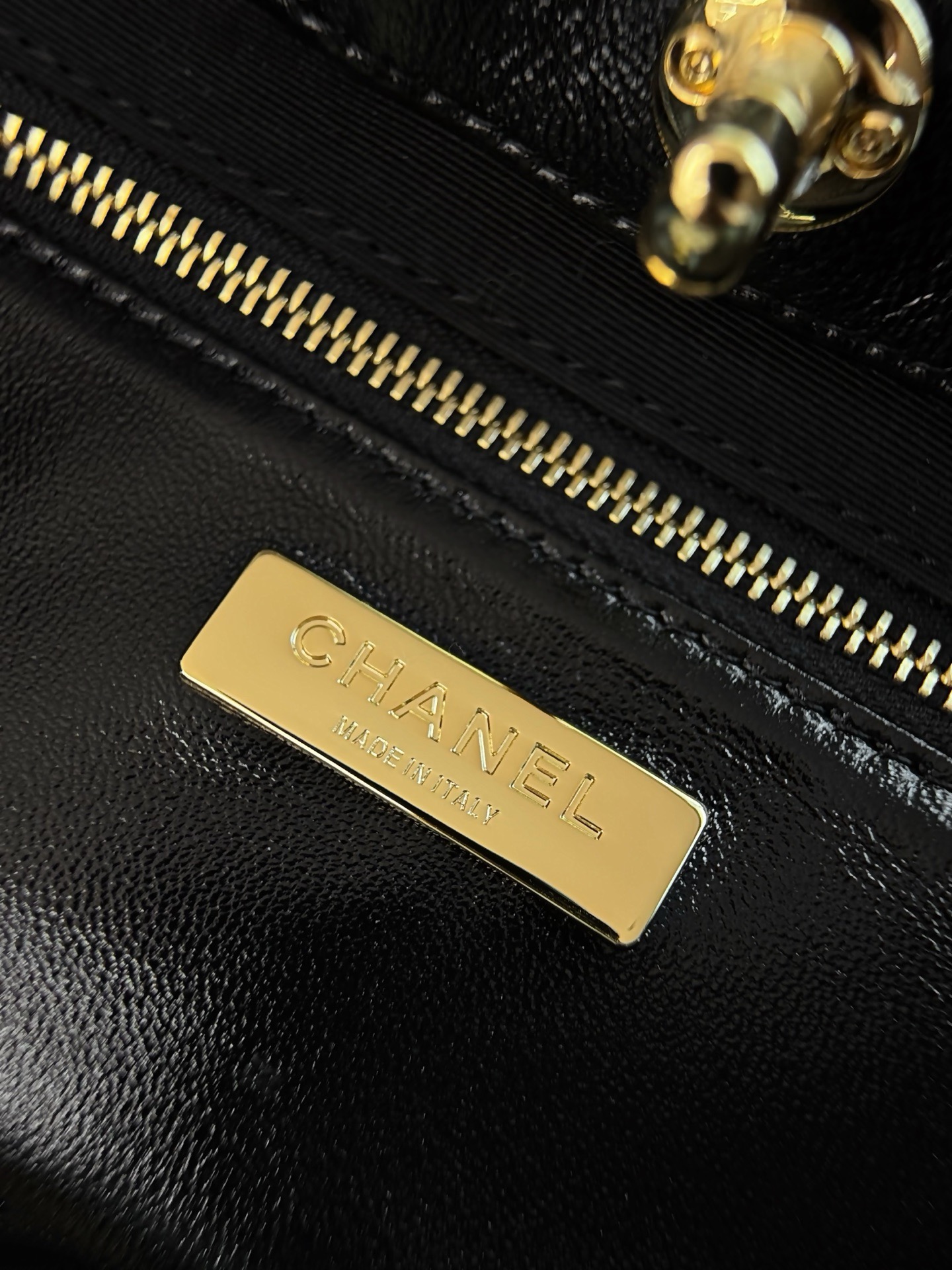 CHANEL 31 Mini Shopping Bag AS4133 Light Beige & Black