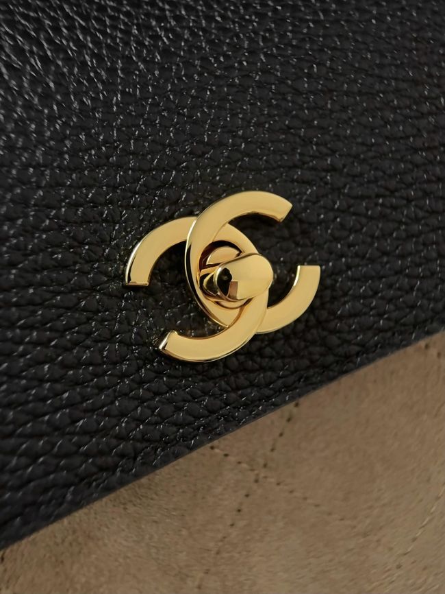 Chanel Small Shoulder Bag AS6427 black&Beige