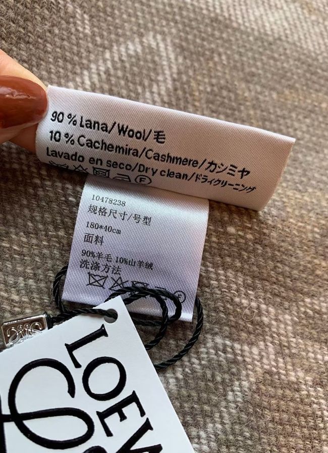 Loewe cashmere scarf 0018-2
