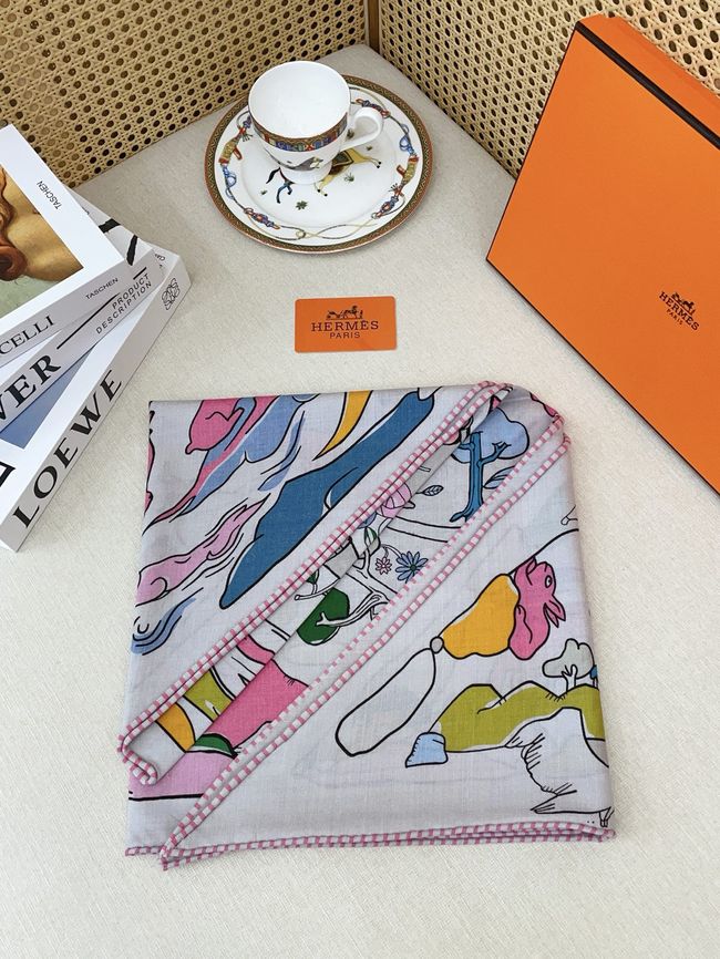 Hermes cashmere scarf H251527-3