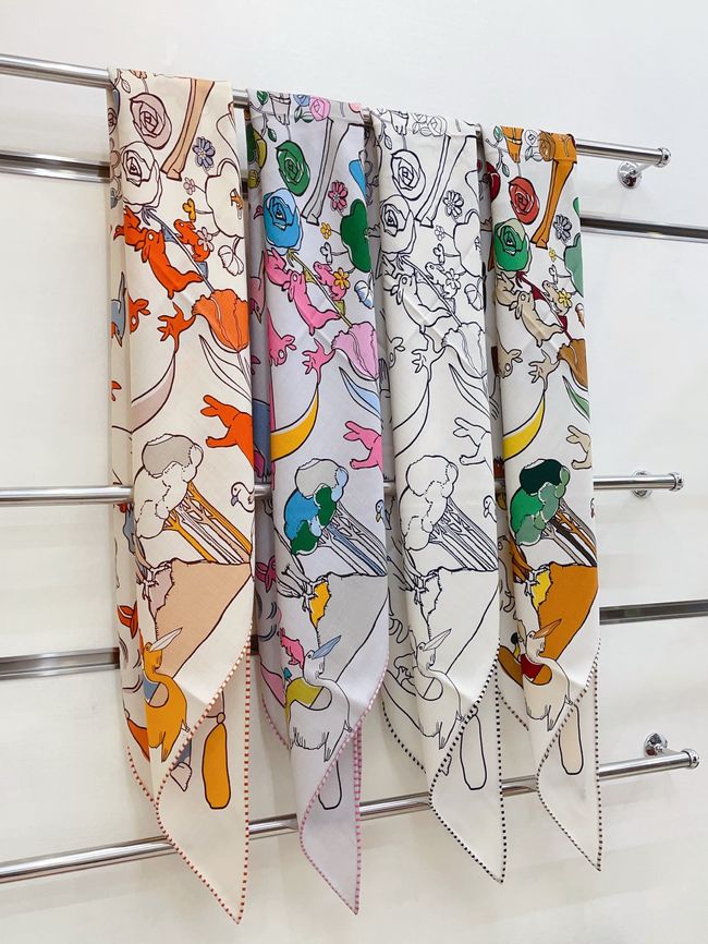 Hermes cashmere scarf H251527-3