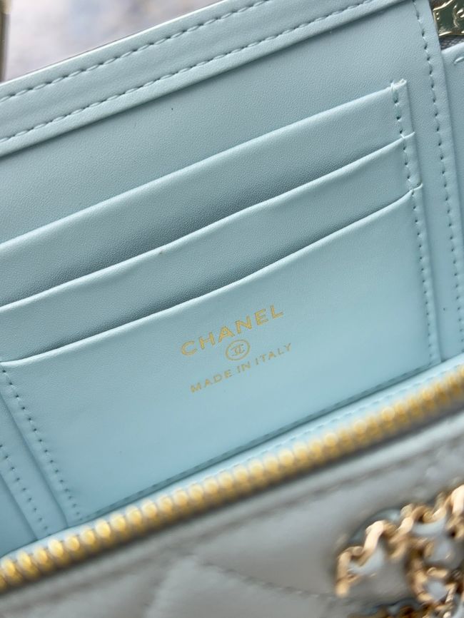 Chanel Vanity with Chain AP5182 light blue