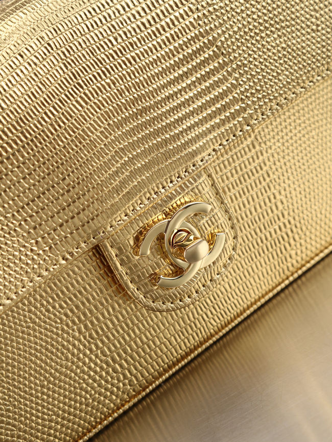 Chanel small Flap Bag AS6568 Gold