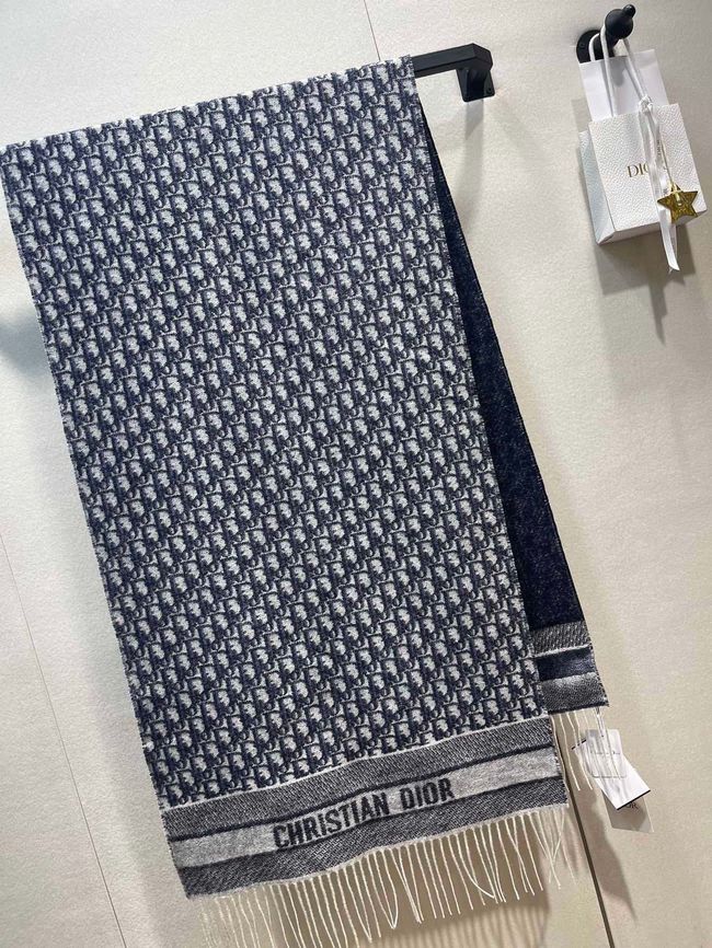 Dior Oblique Scarf Cashmere 9I093-3