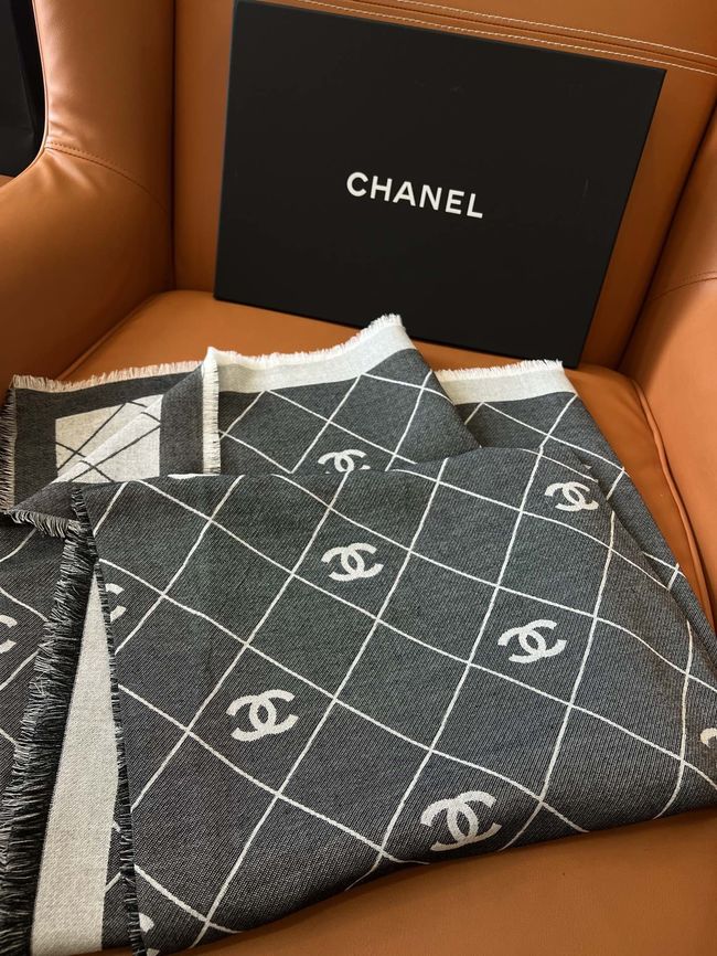 Chanel cashmere Shawl AAC486-1