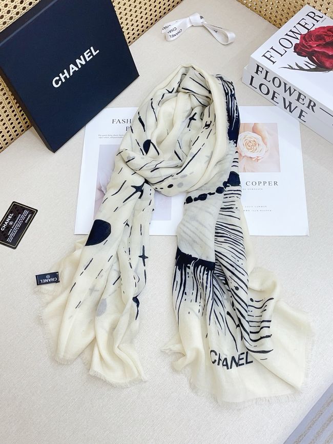 Chanel cashmere scarf AAC489-2