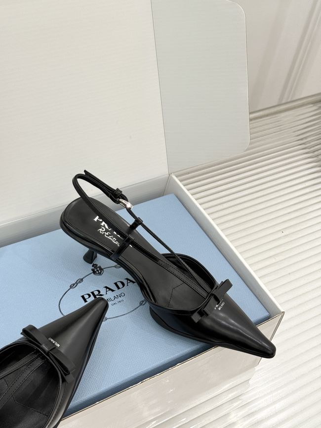 Prada Brushed leather slingback pumps 1I701O-8