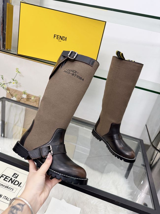 FENDI Commando leather boots 8T9048-3