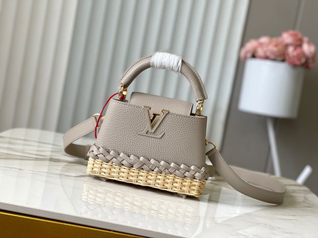 Louis Vuitton Capucines Mini M24977 gray